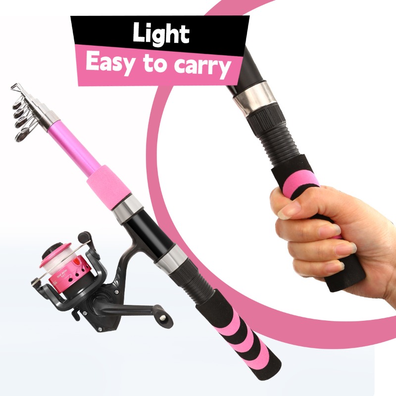 Spinning Reel - Set Kombo Joran Pancing untuk Anak-anak,