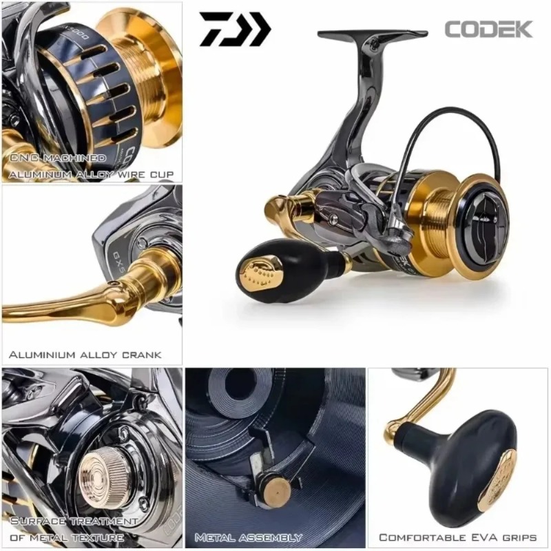 Reel Pancing Daiwa CODEK Spinn - Daiwa Reel Bg ulasan dan harga
