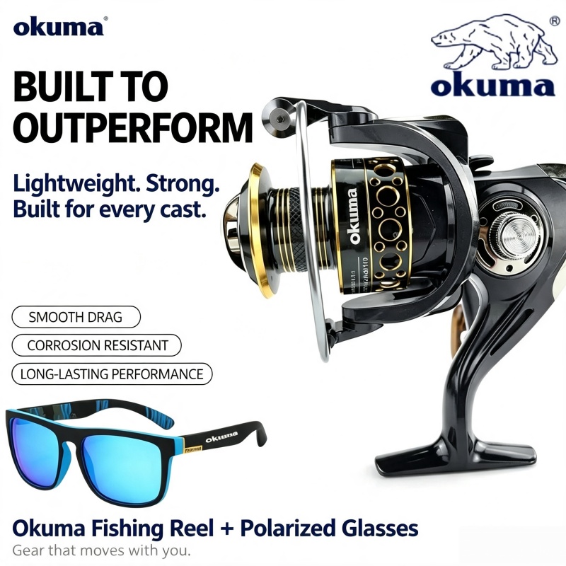 OKUMA-Spinning Reel, Reel Panc - Surf Reel ulasan dan harga