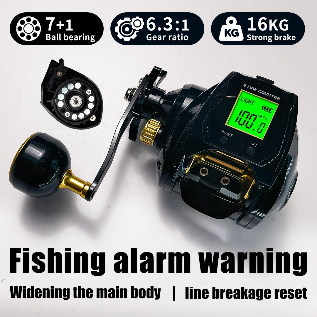 Gaya pengereman 16 kilogram, r - Trolling Reel ulasan dan harga