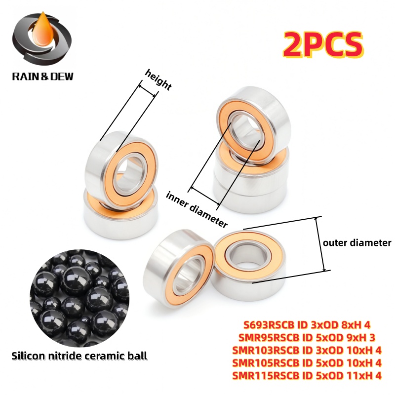 2PCS Bantalan Bola Miniatur 3x - Baitcasting Reel ulasan dan harga