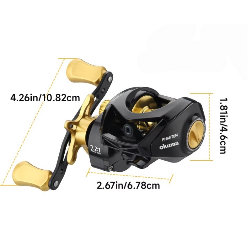Reel Pancing OKUMA Baitcaster  - Surf Reel ulasan dan harga