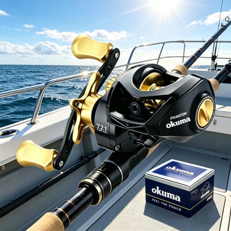 Reel Pancing OKUMA Baitcaster  - Surf Reel ulasan dan harga